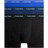 Calvin Klein Herr Kläder Calvin Klein Cotton Stretch Trunks 3-pack - Cobalt Blue/Night Blue/Black