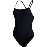 Speedo Endurance Thin Strap One Piece Swimsuit - Black