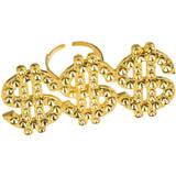 Kändisar - Smycken Maskeradkläder Boland Triple Dollar Gold Ring