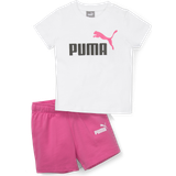 Puma Set Minikatter Vit/Rosa år 104 T-shirt