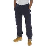 Click Arbetsbyxor Click polycotton combat trousers navy