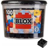 Simba Byggsatser Simba 104114114 "Blox 4-Stud Black Building Blocks Set 100-Piece