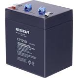 Batterier & Laddbart Voltcraft CE12V/5Ah VC-12713985 Blybatteri 12 V 5 Ah Bly AGM B x H x D 90 x 107 x 70 mm Stickkontakt 4.8 mm Underhållsfri