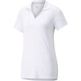 Dam - Elastan/Lycra/Spandex Pikétröjor Puma Cloudspun Coast Polo Shirt - White