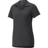 Dam - Kort ärmar Pikétröjor Puma Cloudspun Coast Polo Shirt - Black Heather