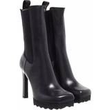 Skor Off-White Boots & Ankle Boots Calf Sponge High Chelseaboot black Boots & Ankle Boots for ladies