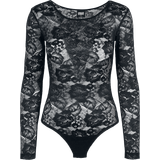 Urban Classics Shapewear & Underplagg Urban Classics Body av Lace Longsleeve Body Dam svart
