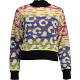 Desigual Multicoloured Leopardeffect Jumper Dam Sweaters