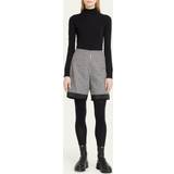 Moncler XXS Byxor & Shorts Moncler Tweed Shorts Black