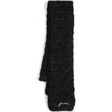 Ganni Black Crocheted Scarf 099 Black UNI