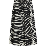 H&M Dam Kjolar H&M Exposed Skirt - Black/Patterned