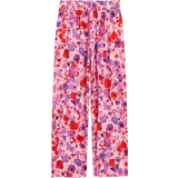 Blommiga - XXL Byxor H&M Tricot Pull-On Trousers - Pink/Floral