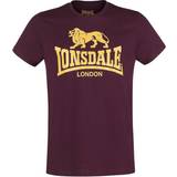 Lonsdale Kläder Lonsdale Logo T-shirt Herr röd