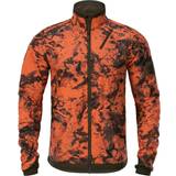 Kamouflage Ytterkläder Härkila Wildboar Pro Reversible Fleece Jacket - Willow Green/Axis MSP Wildboar Orange