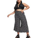 Volanger Underkläder Yours Exclusive Black Culottes with Small Flowers - Black