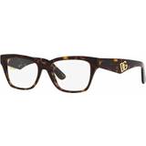 Dam Glasögon & Läsglasögon Dolce & Gabbana DG3370 502 Sköldpaddemönstradeshell Endast Båge Kvinna