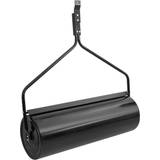 Vältar vidaXL Garden Lawn Roller with Handle Black 11.1 Iron Steel 41.3"