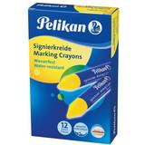 Pelikan Kritor Pelikan 701045 – Signierkrita för rå bakgrund låda med 12 stycken, gul
