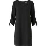 Esprit Laser-Cut Crepe Dress - Black