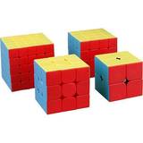 Byggleksaker Moyu gaveæske med cubes 4-pak