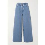 Ganni Dam Byxor & Shorts Ganni Wide Drawstring Jeans 25"