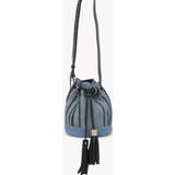 See by Chloé Vicki small bucket bag Blue OneSize 100% Cotton, Bovine leather
