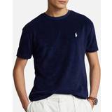 Polo Ralph Lauren Herr - Polyester T-shirts Polo Ralph Lauren Cotton Terry S/s T-shirt Newport Navy