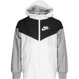 Vindjackor Nike Boy's Sportswear Windrunner - White/Black/Wolf Grey/White (850443-102)
