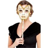 Smiffys Svart Heltäckande masker Smiffys Venetian mask, cream