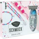 Smyckesset Terrazzo-Schmuckset Dolce Vita knallig/ Pink