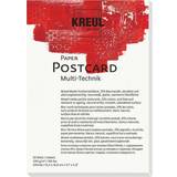Kreul Papper Kreul 69031 – Paper vykort, DIN A6, 300 g/kvm, 20 blad, syrafri och åldersbeständig, naturvit, för Mixed Media Fine Art Technics