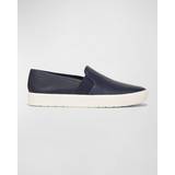 Vince Skor Vince Blair Perforated Leather Slip-On Sneakers Midnight 6.5B
