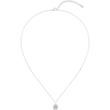 Hugo Boss Dam Smycken HUGO BOSS Medallion Necklace - Silver/Transparent