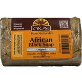 OKAY pure naturals african black soap original imported