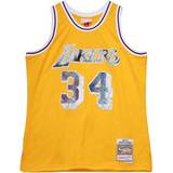 Los Angeles Lakers Matchtröjor Mitchell & Ness 75th Anniversary Crew Replica Jersey Gold