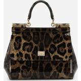 Skinn Väskor Dolce & Gabbana patent leather sicily handbag