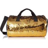 Guld - Handtag Duffelväskor & Sportväskor Reversible Sequin Dance Duffle Bag 16" Gold/Silver