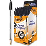 Hobbymaterial Bic Cristal Original Ballpoint Pens Black 50 pack
