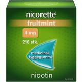 Nicorette Nikotintuggummin Receptfria läkemedel Nicorette Fruitmint 4mg 210 st Tuggummi