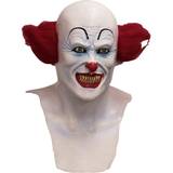 Röd Maskerad Heltäckande masker Ghoulish Productions Scary Demon Clown Adult Mask