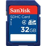 Class 4 Minneskort & USB-minnen SanDisk SDHC Class 4 4/4MBps 32GB