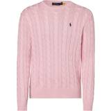 Polo Ralph Lauren Rosa Överdelar Polo Ralph Lauren Cable-Knit Cotton Sweater - Carmel Pink