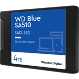 Western Digital S-ATA 6Gb/s - SSDs Hårddiskar Western Digital Blue SA510 WDS400T3B0A 4TB