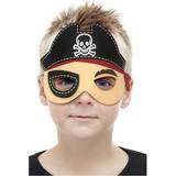 Pirater Maskerad Heltäckande masker Smiffys Kids Pirate Felt Mask