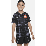 Holland T-shirts Nike Fotbollströja för uppvärmning Nederländerna Dri-FIT för ungdom Svart