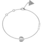 Guess Lovely Heart Bracelet - Silver/Transparent