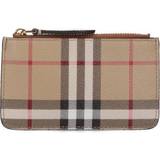 Burberry Archive Beige Kelbrook Check-print Woven Card Holder