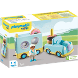 Playmobil lastbil leksaker Playmobil 1.2.3: med munkar, med staplings- och sorteringsfunktion 71325