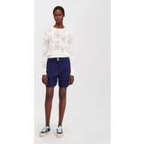 See by Chloé Byxor & Shorts See by Chloé Cuffed Bermuda shorts Blue 52% Cotton, 31% Polyester, 13% Viscose, 4% Elastane
