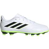 Adidas Konstgrässkor (AG) Fotbollsskor adidas Junior Copa Pure.4 FG - Cloud White/Core Black/Lucid Lemon
